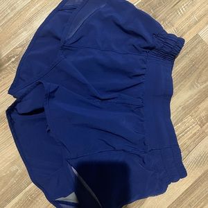 Lululemon Symphony blue hotty hot shorts